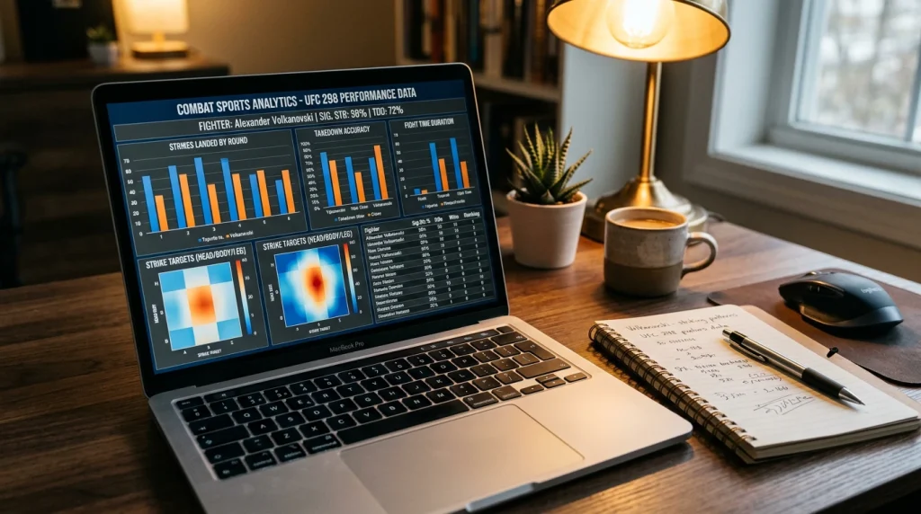 Estadísticas UFC esenciales para apostar con datos por división de peso